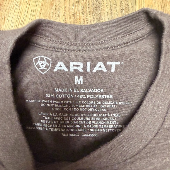 Ariat Men’s Brown Graphic Tee - Picture 6 of 6